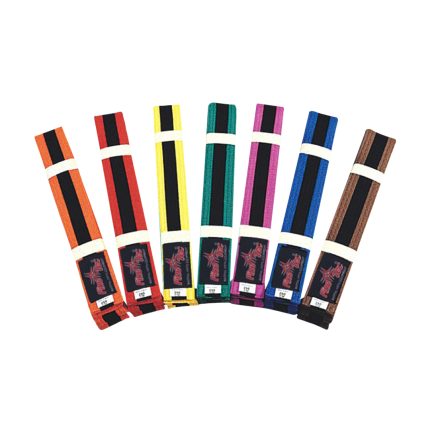 FT-88 Black Striped Colored Belts